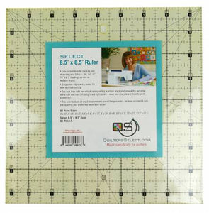 Non-Slip Ruler 8-1/2in x 8-1/2in by Quilter's Select