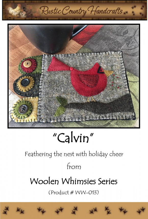 Calvin Wool Applique
