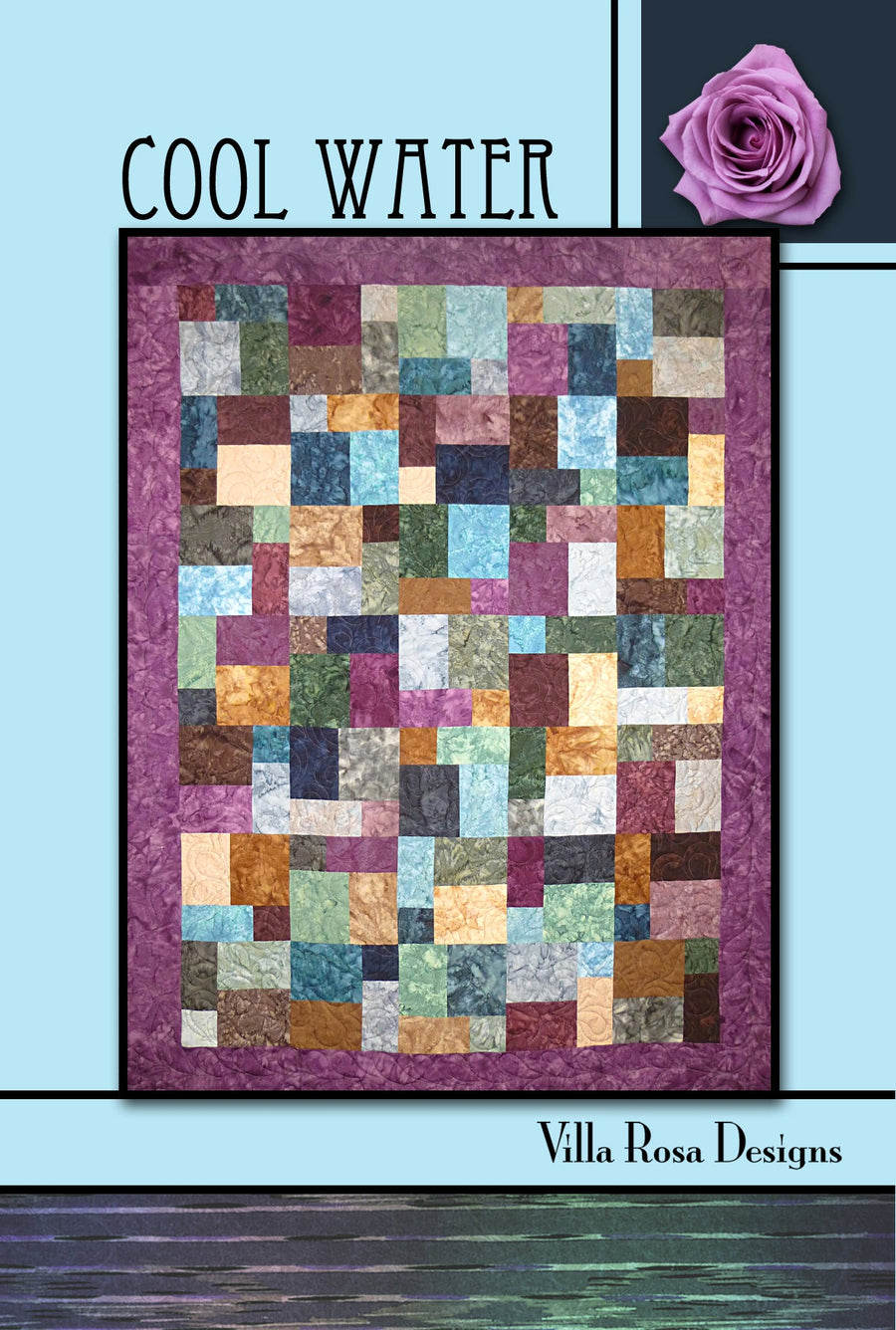 Water Quilt Pattern Cool Water Downloadable Pattern – Quilting Books Patterns and Notions