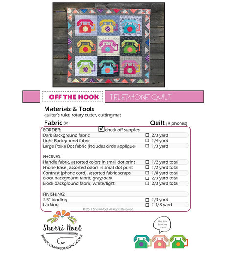 Off The Hook Telephone Quilt