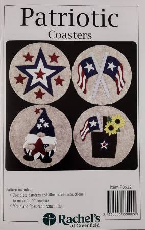 Patriotic Coaster Pattern by Rachels Of Greenfield
