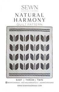 Natural Harmony Quilt Pattern by Sewn