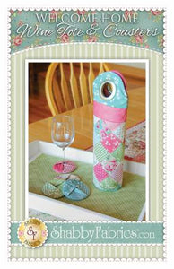 Welcome Home Wine Tote & Coaster
