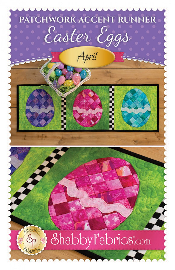 Patchwork Accent Runner Easter Eggs April