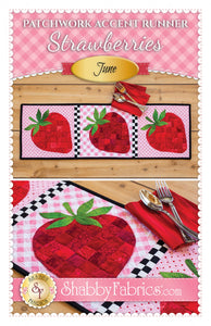 Patchwork Accent Runner Strawberries June