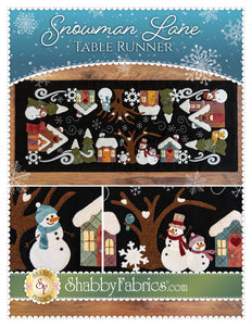 Snowman Lane Table Runner