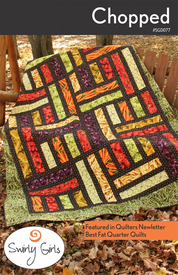 Chopped Quilt Pattern by Swirly Girls Design