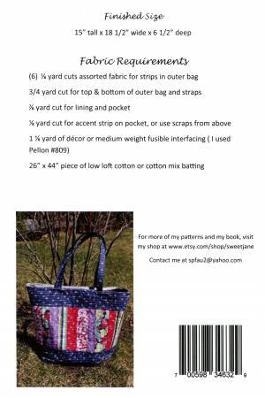 Mary Elizabeth Tote Bag Quilt Pattern – Quilting Books Patterns