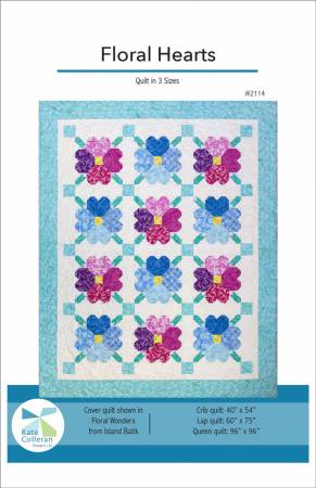 Floral Hearts Quilt Pattern