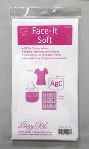 Lazy Girl Face It Soft Fusible Interfacing 22in x 36in
