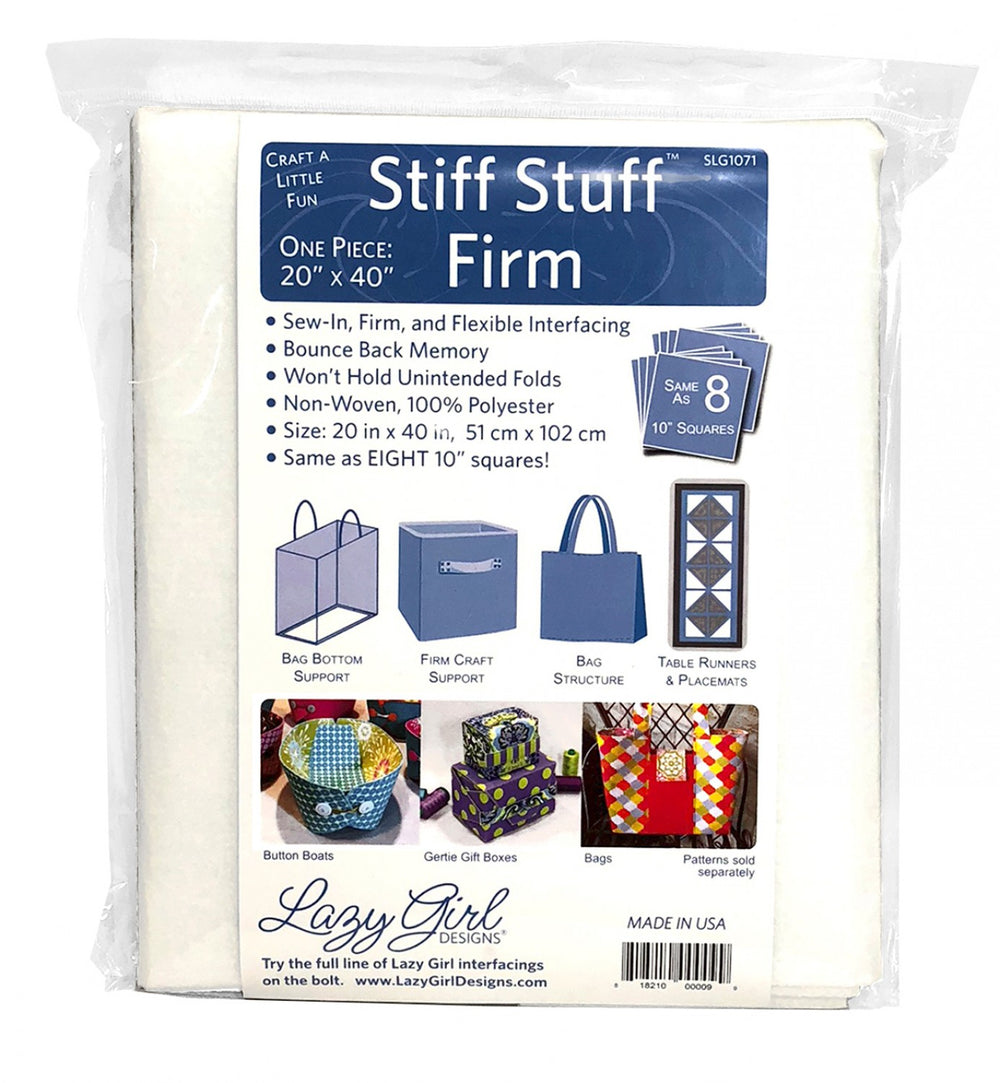 Stiff Pattern Stiff Stuff Quilters Pattern – Quilting Books Patterns and Notions