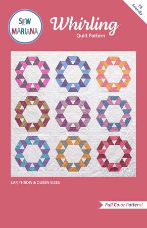 Whirling Pattern Quilt Pattern by Sew Mariana