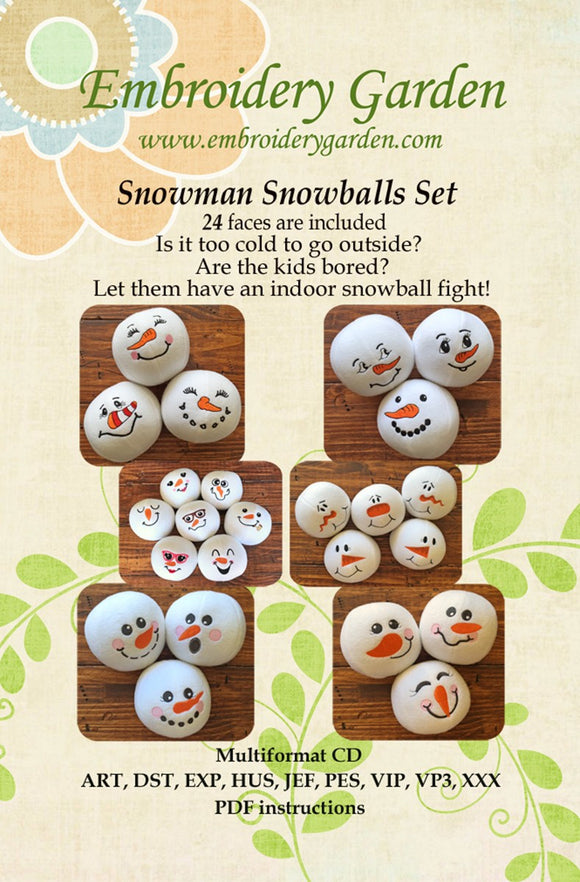 Snowman Snowball Set