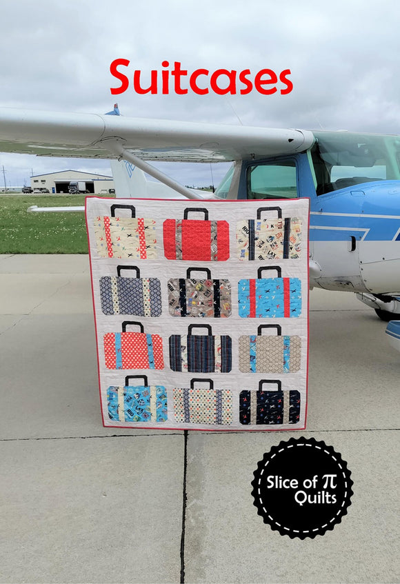 Suitcases Quilt Pattern by Slice of Pi Quilts
