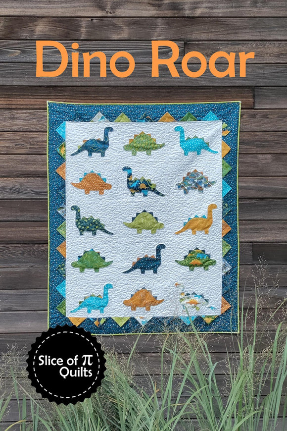 Dino Roar Quilt Pattern by Slice of Pi Quilts