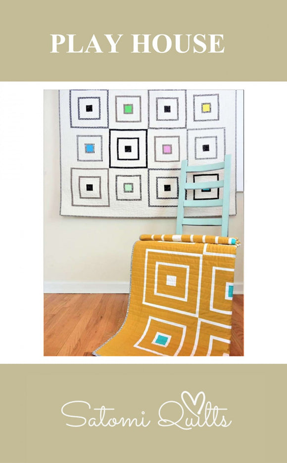 Play House Quilt Pattern by Satomi Quilts LLC