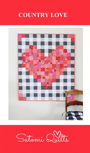 Country Love Quilt Pattern by Satomi Quilts LLC