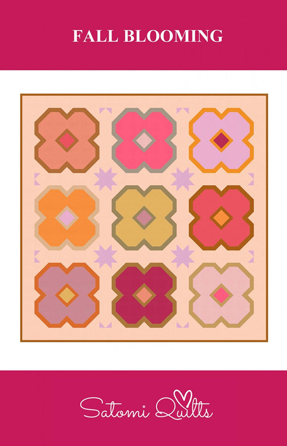 Fall Blooming Quilt Pattern by Satomi Quilts LLC
