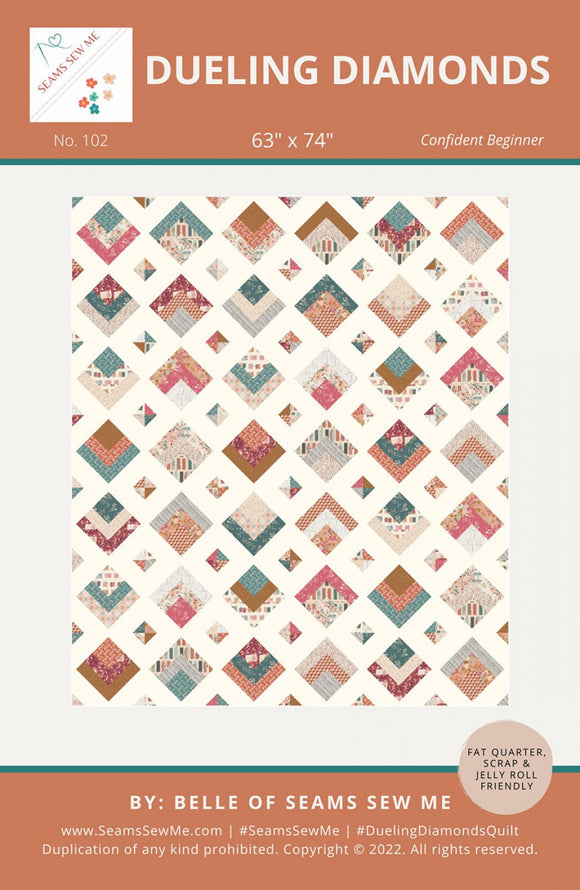 Dueling Diamonds Quilt Pattern by Seams Sew Me