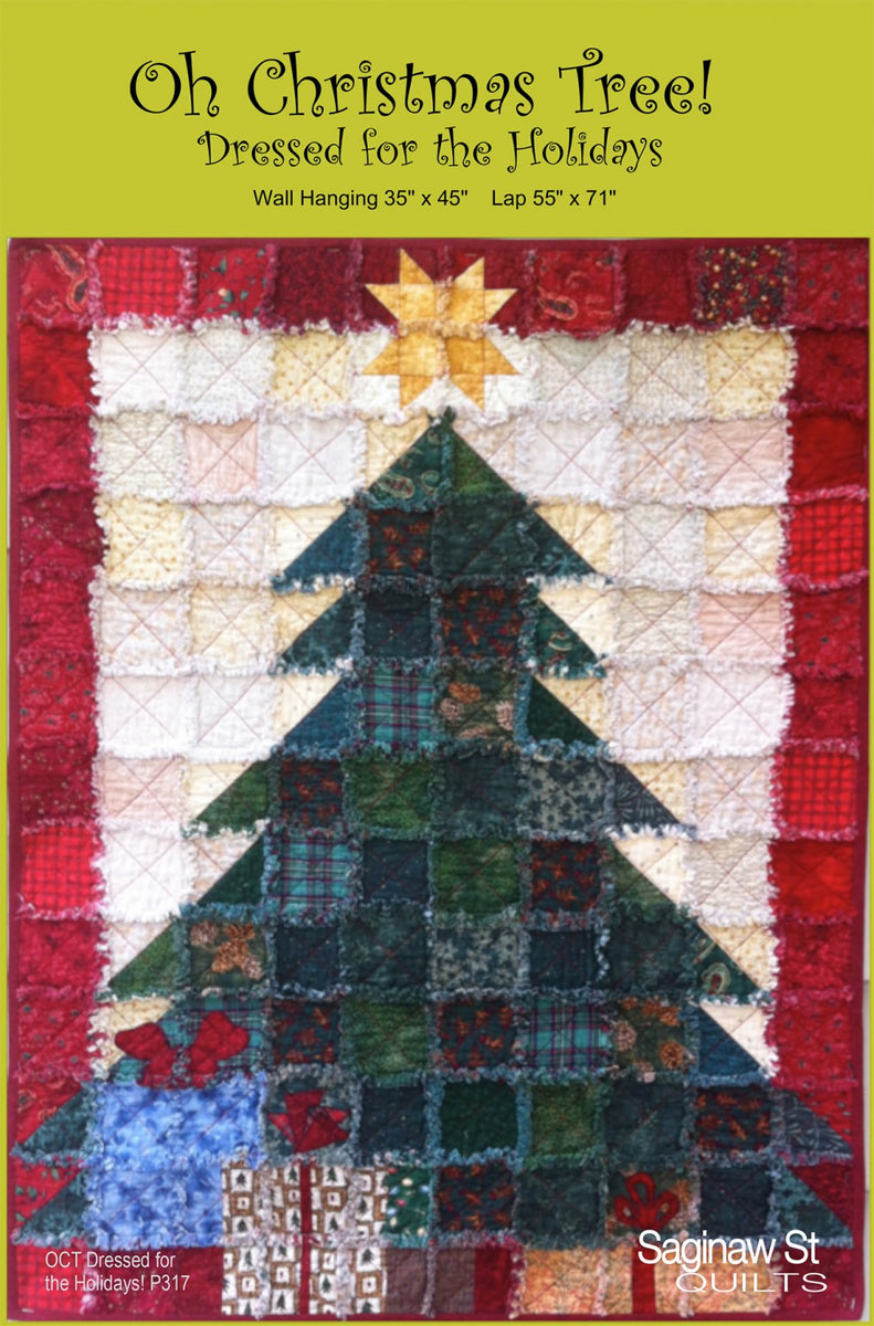 Oh Christmas Tree! Dressed for the Holidays Quilting Pattern – Quilting ...