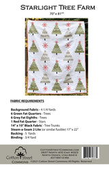 Back of the Starlight Tree Farm Downloadable Pattern by Cotton Street Commons