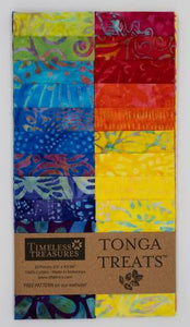 2-1/2in Strips, Tonga Batik Melody, 20pcs/bundle