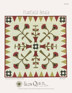 Plumfield Petals Quilt Pattern by Suzn Quilts