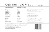Quilt-moji: LOVE