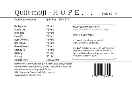 Quilt-moji: HOPE