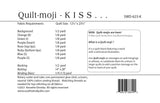 Quilt-moji: KISS