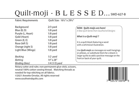 Quilt-moji: BLESSED