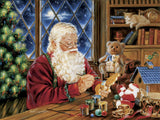 Santa's Workshop Cross Stitch By Dona Gelsinger