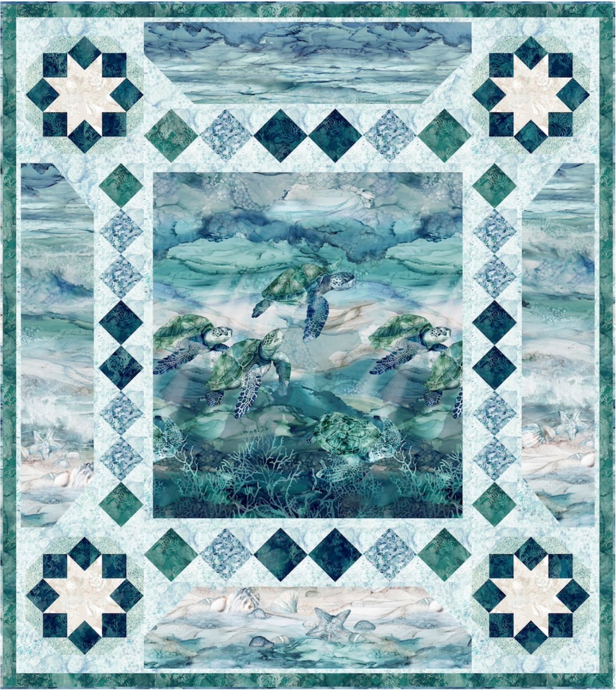 Sea Travelers Downloadable Pattern by Pine Tree Country Quilts