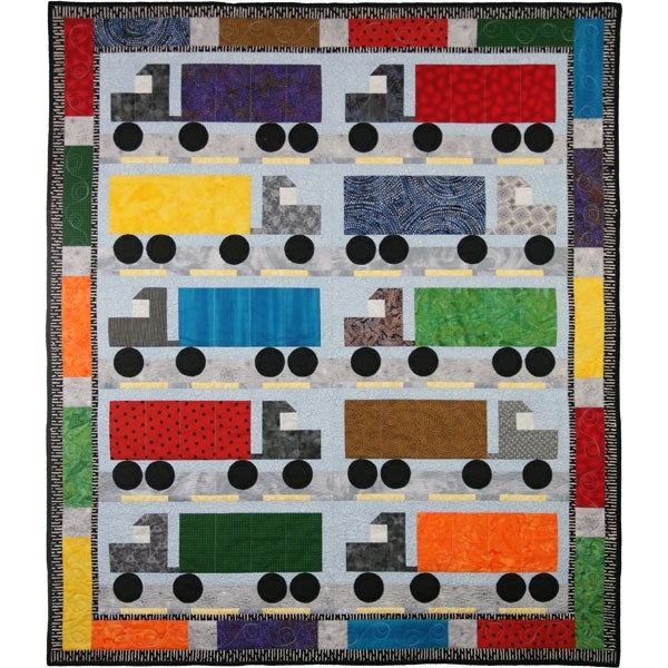 Shops (I love Semi Trucks) Quilt Kit