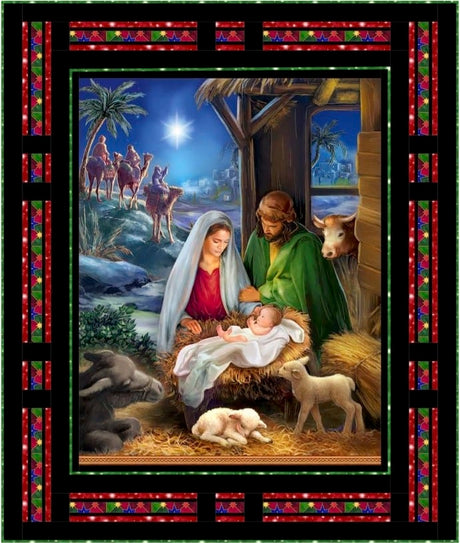 Simply Framed Nativity Downloadable Pattern