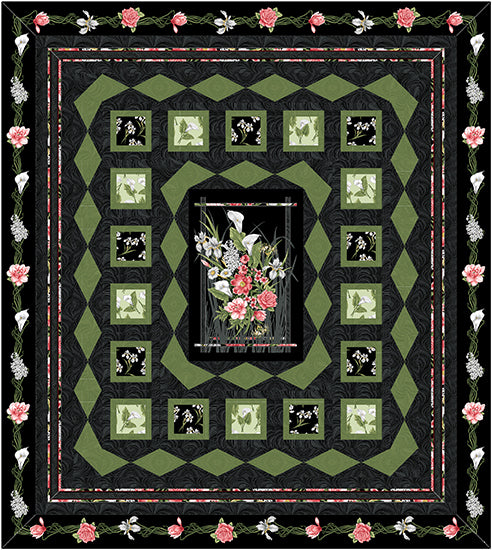 Simply Pretty Quilt Pattern by Animas Quilts Publishing