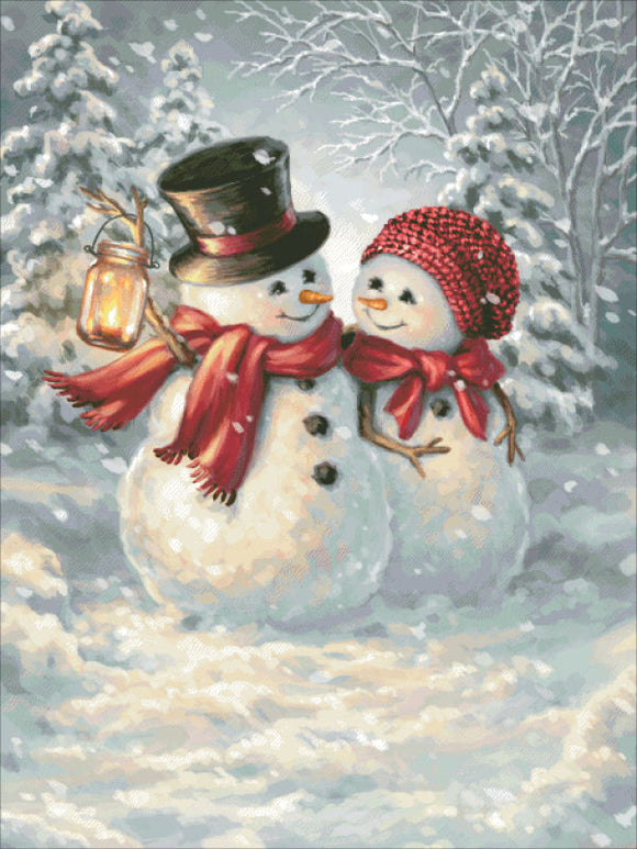 Snow Much in Love Cross Stitch By Dona Gelsinger