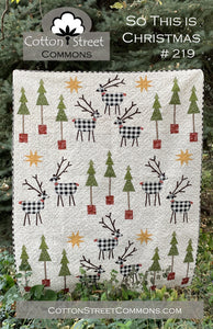 So This Is Christmas Downloadable Pattern by Cotton Street Commons