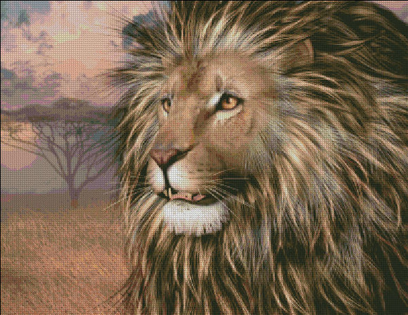 Soul Of The Masai Mara Cross Stitch By Laurie Prindle