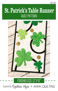 St. Patrick's Table Runner Downloadable Pattern 