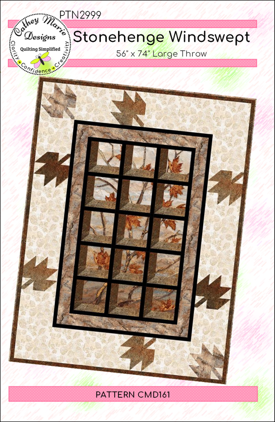 Right Windswept Pattern Stonehenge Windswept Downloadable Pattern – Quilting Books Patterns and ...
