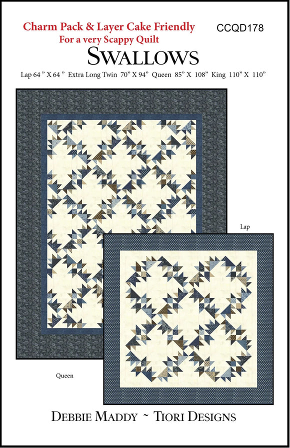 Swallows Downloadable Pattern by Tiori Designs