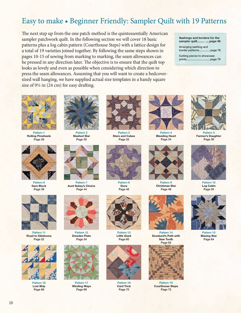 Shizuko Kuroha's Japanese Patchwork Quilting Patterns (9784805314937) -  Tuttle Publishing