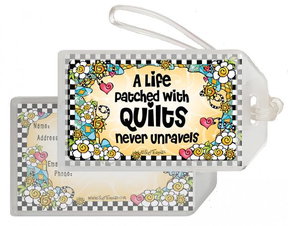 Never Unravels Bag Tag by Suzy Toronto