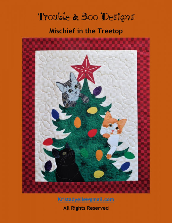 Mischief in the Treetop Quilt Pattern