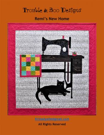 Remi's New Home Quilt Pattern by Trouble and Boo Designs