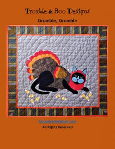 Grumble Grumble Quilt Pattern by Trouble and Boo Designs