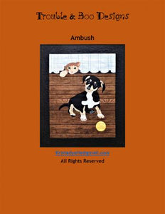 Ambush Quilt Pattern by Trouble and Boo Designs