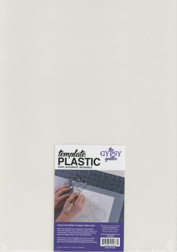 Template Plastic 14in x 20in 4ct