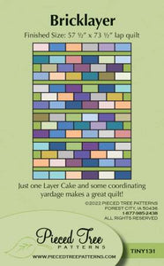 Bricklayer Quilt Pattern by Pieced Tree Patterns
